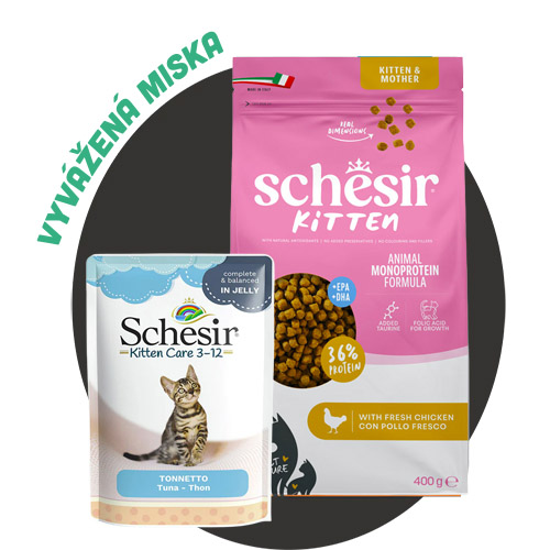 Schesir vyvážená miska Kitten